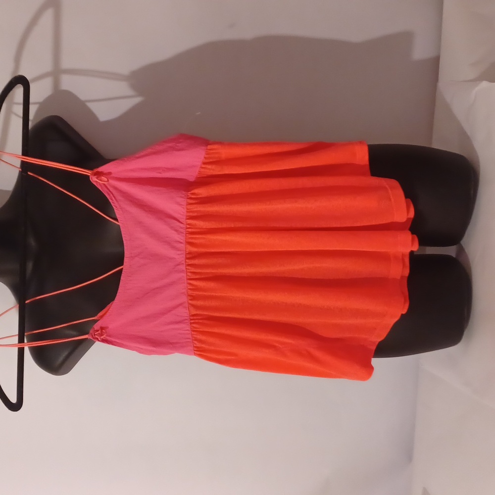 Free People tutone hot pink cami! Sz.XS